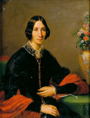 Retrato de dama by 
																	Antonio Maria de Esquivel