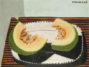 Still life with a melon by 
																	Arnost Paderlik