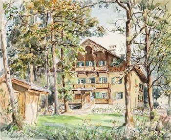 Bad Ischl Villa Schratt by 
																	Herta Czoernig-Gobanz