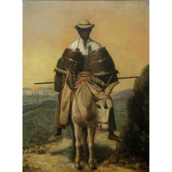 Man on a Mule by 
																	Victor Patricio Landaluze