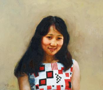 The Portrait Of A Girl by 
																	 Wang Lu