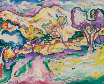 Paysage à La Ciotat by 
																	Georges Braque