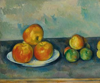 Les Pommes by 
																	Paul Cezanne
