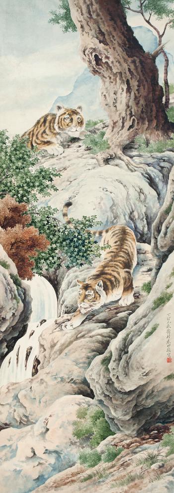 Tiger by 
																	 Yuan Shizhen