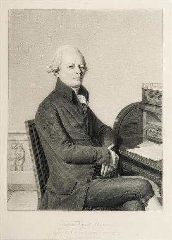 Portrait d’homme assis à son bureau by 
																	Jean Jacques Karpff