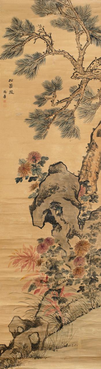 Pine And Chrysanthemum by 
																	 Xu Feng