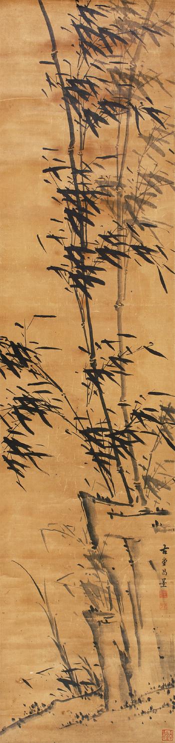 Bamboo And Rock by 
																	 Xing Richang