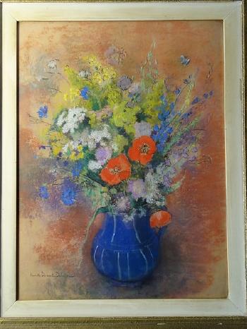 Bouquet de fleurs champêtres by 
																	Henriette Damart