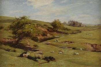 Sleeping Shepherd by 
																	Charles Martin Hardie