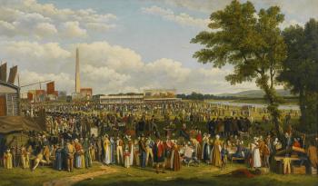 Fairground Scene by 
																	William Turner de Londe