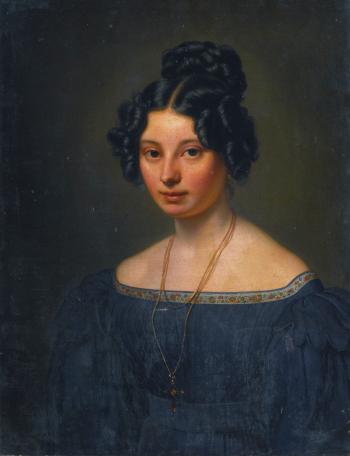 Anna Motherbig by 
																	Carl Christian Vogel von Vogelstein