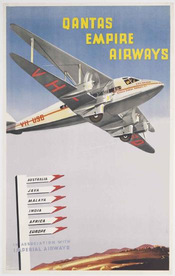 Qantas Empire Airways by 
																	Roy Dalgarno
