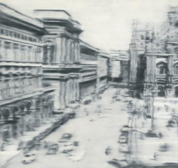 Domplatz, Mailand [Cathedral Square, Milan] by 
																	Gerhard Richter