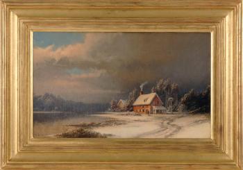 Winter in the Country by 
																			George Frederick Bensell