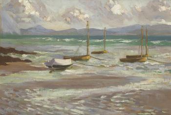 The dinghies at Sutton, County Dublin by 
																	Rose Brigid Ganly