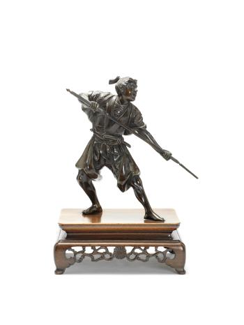 A bronze warrior by 
																			 Yoshimitsu