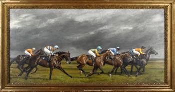 The Champion Stakes - At The Bushes by 
																	Leesa Sandys-Lumsdaine