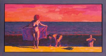 Study For End Of Day Bathers by 
																	Graham Nickson