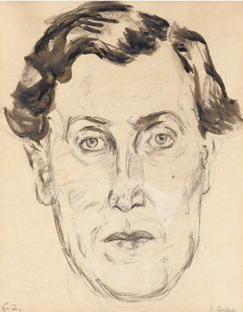 Portrait Of Alban Berg by 
																	Gertrud Zuckerkandl-Stekel