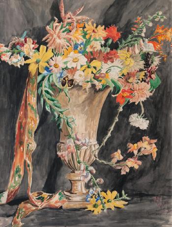 Blumen in einer Vase by 
																	 August Wilhelm of Prussia