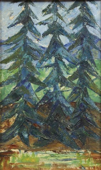 Trees by 
																			Mildred Rackley
