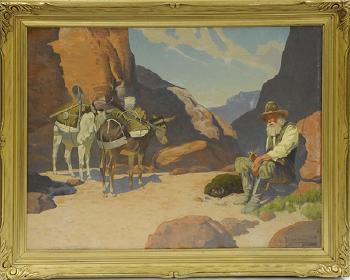 Desert miner by 
																			Gustave Liljestrom