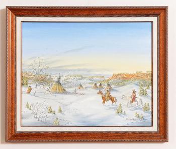 Lakota Winter by 
																			Jon Fyeld
