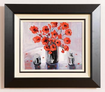 Still Life, Vase of Poppies by 
																			Kenneth Murtagh