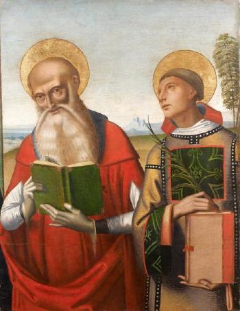 Saint Jérôme et Saint Laurent by 
																	Domenico Panetti