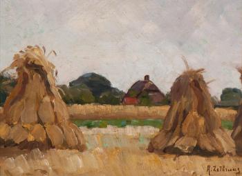 Sheafs of Wheat by 
																	Agatha Wilhelmina Zethtraes