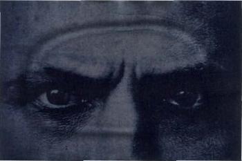 Tryptichon Houdini's Augen - Mr. Berenson, 90, besucht die Villa Borghese in Rom - Tränen by 
																			Birgit Jurgenssen