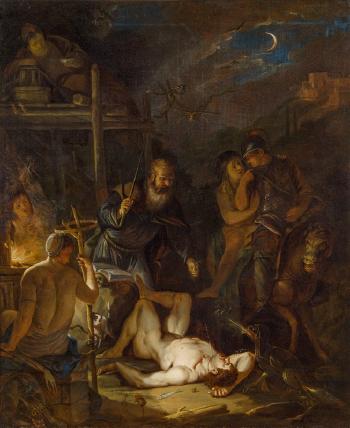 Szenen eines Hexenmeisters by 
																			Dominicus van Wynen