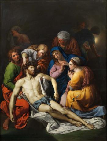 Compianto di Cristo by 
																			Giuseppe Fabbrini