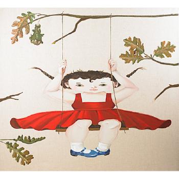 Girl On Swing by 
																	Cheryl Laemmle