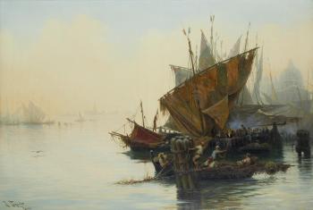 The misty lagoon, Venice by 
																	Ramon Tusquets y Maignon