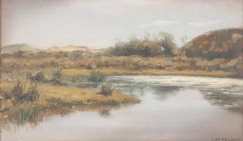 Bord de rivière by 
																	Francis Tattegrain