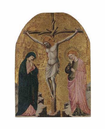 The Crucifixion with the Virgin and Saint John the Evangelist by 
																	Bitino da Faenza