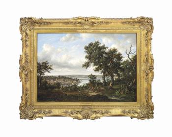 A View of Cowes, Isle of Wight by 
																	Patrick Nasmyth