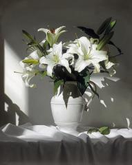 Lilies by 
																	 Zhao Guosheng