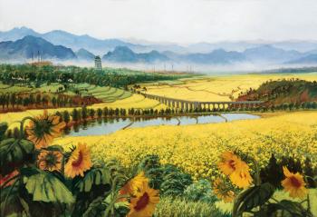 The Yellow Blooms On The Battlefield Smell Sweeter by 
																	 Wu Zuoren