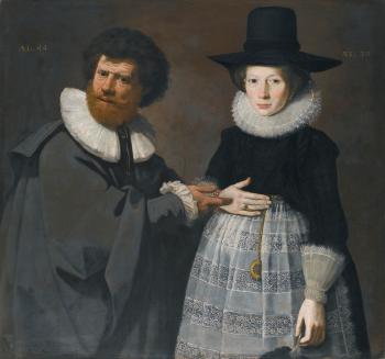 Portrait Of a Lady And a Gentleman by 
																	Emmanuel de Critz