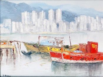 Vue Sur Hong-Kong by 
																	Victor Zarou