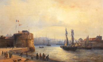 Entrée du port du Havre by 
																	Jean-Marie Jugelet