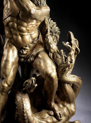 Hercules and the Hydra by 
																			Edmund Hofmann von Aspernburg