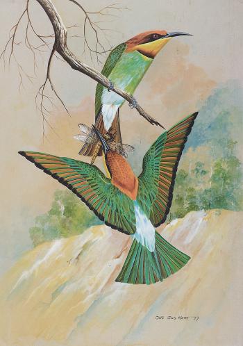 Berek-Berek Senja (Chestnut-headed Bee-eater) by 
																	 Ong Soo Keat