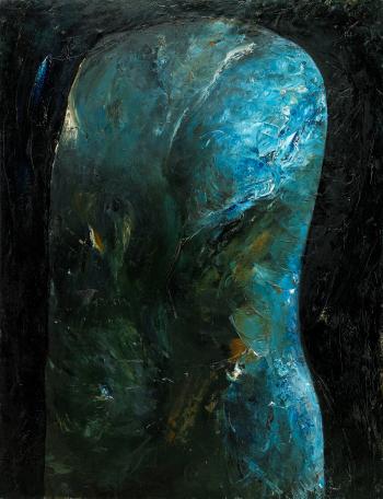 Blå torso by 
																	Claes Eklundh