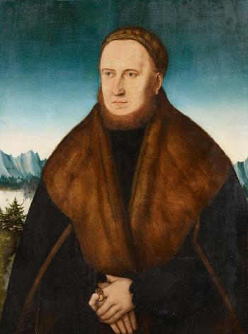 Portrait Of a Bearded Man In a Cap And Fur-lined Coat by 
																	Conrad Faber von Creuznach