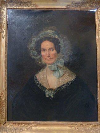 Portrait de femme à la coiffe de dentelles by 
																	Joseph Vaudechamp
