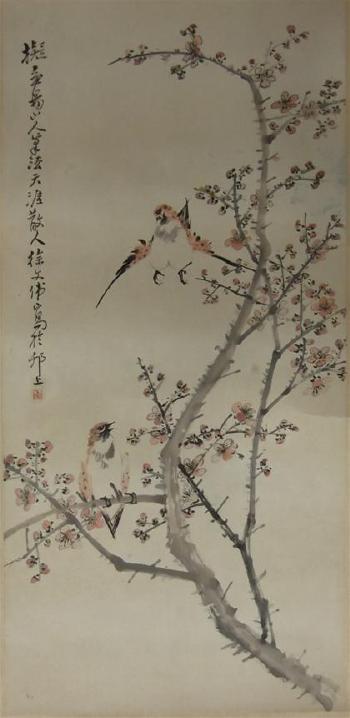 Prunus blossoms by 
																	 Xu Wen Wei