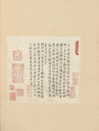 Calligraphy In Regular Script by 
																			 Wen Zhengming